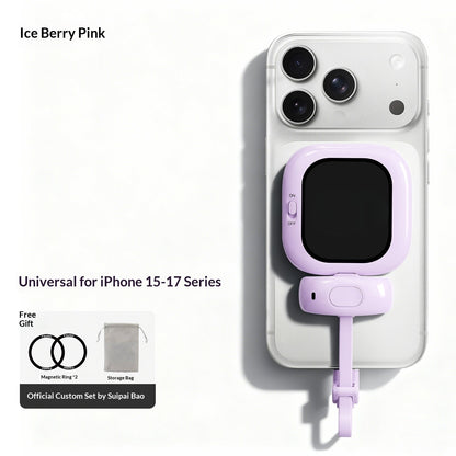 Wireless Selfie Display Magnetic Rear-Mounted Casting Device For Photography