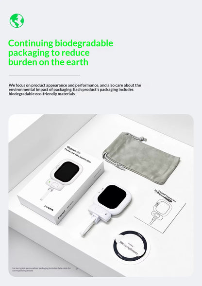 Wireless Selfie Display Magnetic Rear-Mounted Casting Device For Photography