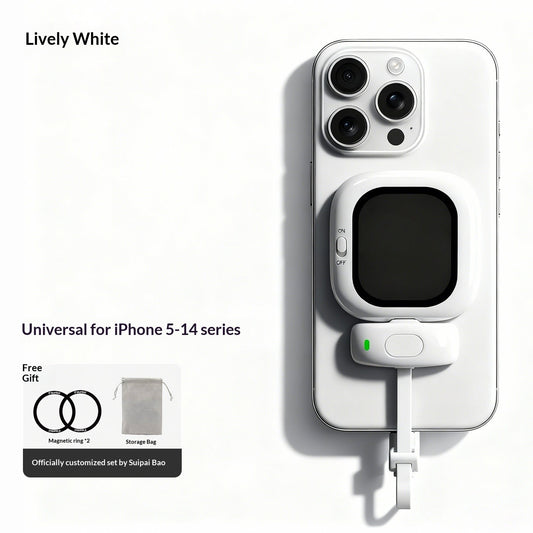 Wireless Selfie Display Magnetic Rear-Mounted Casting Device For Photography