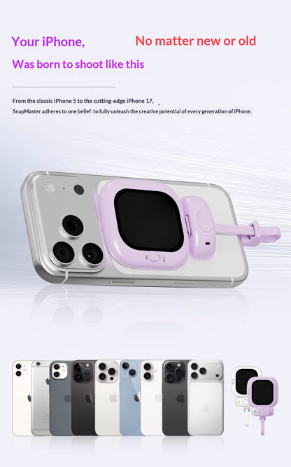 Wireless Selfie Display Magnetic Rear-Mounted Casting Device For Photography